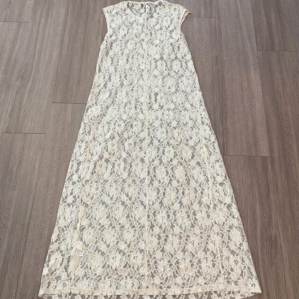 *NEW* Zara lace long dress - size S